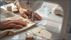 stitching the hem for a professional finish stitching the hem for a professional finish