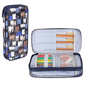 Top 10 Knitting Crochet Needle Cases & Storage Solutions 2025 4 Teamoy Knitting Needles Case(up to B07MZXD944