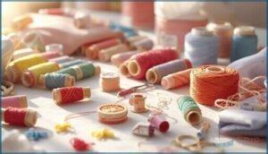 thread types ideal for children (cotton, polyester, blends) thread types ideal for children (cotton, polyester, blends)