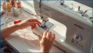 threading sewing machine correctly threading sewing machine correctly