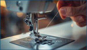 threading take-up lever threading take-up lever