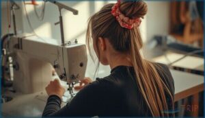 tie back long hair and avoid loose clothing tie back long hair and avoid loose clothing