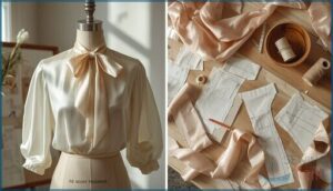 tie-neck tops and statement details tie-neck tops and statement details