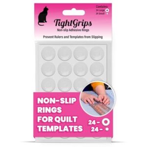 Rotary Cutters for Beginners: Tools, Tips & Safe Techniques 7 TightGrips Non Slip Pads for Quilt B01D6OH0OA