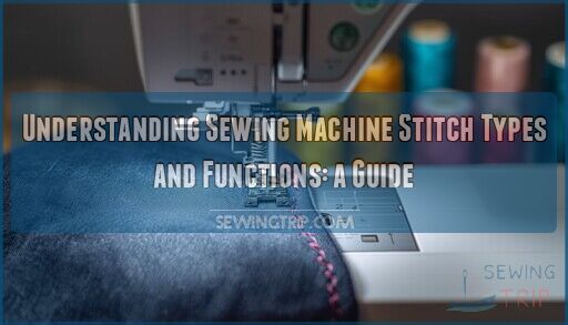 understanding sewing machine stitch types and functions