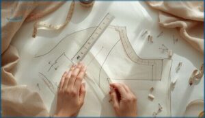 using a flexible ruler or french curve using a flexible ruler or french curve