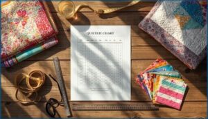 using a quilt size chart using a quilt size chart