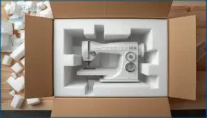 using original packaging and foam inserts