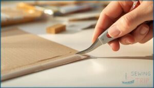 using seam rippers to open package seals using seam rippers to open package seals