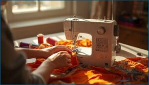 using your portable sewing machine using your portable sewing machine