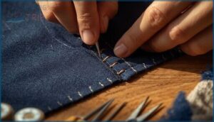 whip stitch—joining and edge protection whip stitch—joining and edge protection