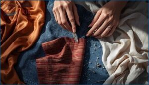 working with different fabric types working with different fabric types