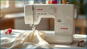 12 built-in stitches and four-step buttonhole 12 built-in stitches and four-step buttonhole