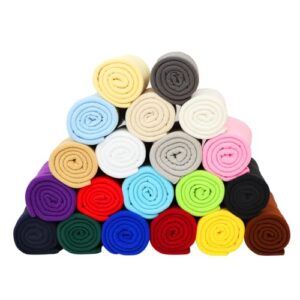 What Are Fabric Bundles Used For? Types, Benefits & Projects 3 20PCS Solid Color Knitted Polar B0D3K5JJX3