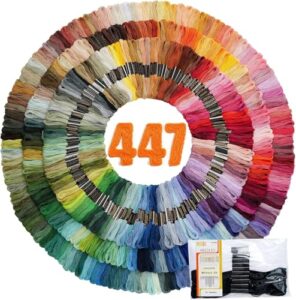 Top 10 Thread Sets for Embroidery: Materials, Types & Storage 4 447 Colors Embroidery Floss Complete B0FM6ZXB15