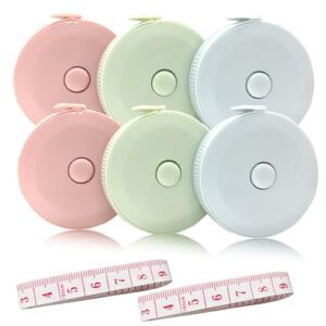 5 Best Measuring Tapes for Professional Seamstresses (2026) 5 6 Packs Retractable Tape Measure B0BWHDBM1K