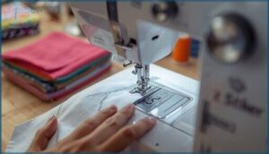 adjusting stitch width and length adjusting stitch width and length