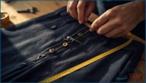 adjusting waistband and closures adjusting waistband and closures