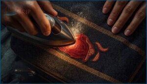 applying heat and pressure for proper adhesion applying heat and pressure for proper adhesion