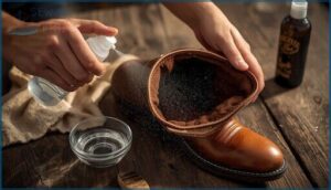 applying stretching sprays or rubbing alcohol applying stretching sprays or rubbing alcohol