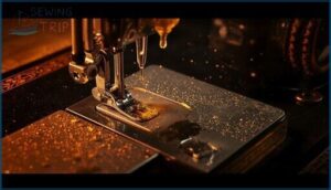 areas of a sewing machine that need oiling areas of a sewing machine that need oiling