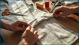 assembling the crotch and legs assembling the crotch and legs