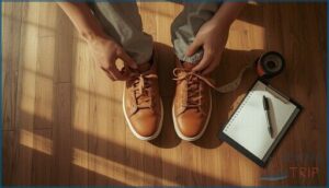 assessing shoe fit before shrinking assessing shoe fit before shrinking