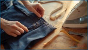 attaching the waistband attaching the waistband