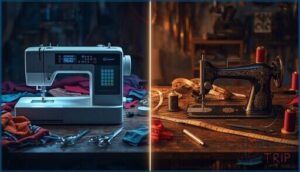 automatic vs manual sewing machine features automatic vs manual sewing machine features