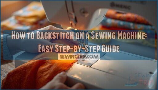 backstitch on sewing machine