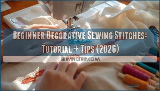 beginner decorative sewing stitches