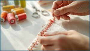 blanket stitch for edge finishing blanket stitch for edge finishing