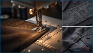 blind hem and overcast stitches blind hem and overcast stitches