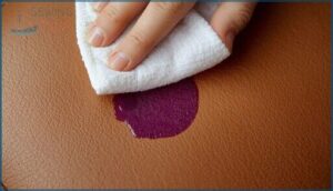 blotting excess dye without spreading blotting excess dye without spreading