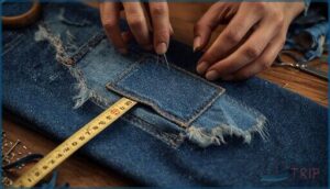 centering and pinning the patch centering and pinning the patch