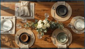 choosing shapes for table settings choosing shapes for table settings