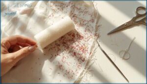 cleaning up loose threads cleaning up loose threads