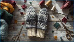 crafting mittens from wool sweaters crafting mittens from wool sweaters