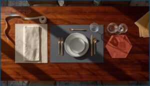 customizing placemat sizes for your table customizing placemat sizes for your table