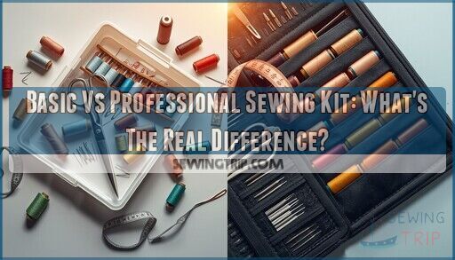 difference between basic and professional sewing kit