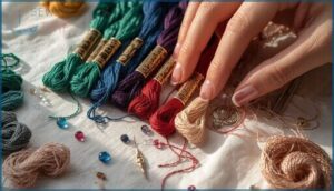 embroidery floss types and strand usage embroidery floss types and strand usage