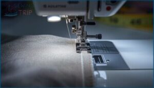 enclosing raw fabric edges enclosing raw fabric edges