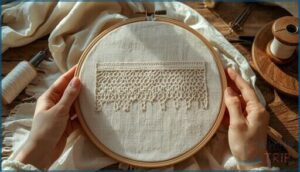 fagoting stitch for lace-like effects fagoting stitch for lace-like effects