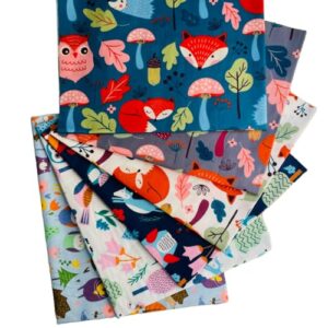 Top 8 Fabric Bundles for Kids: Safe, Creative & Fun Options 5 Forest Cotton Fabric Fat Quarters B0CS6L3ZF8
