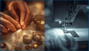hand sewing vs. machine sewing hand sewing vs. machine sewing