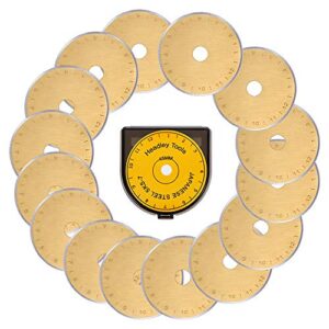 How to Change Rotary Cutter Blades: Step-by-Step Safety Guide 3 HEADLEY TOOLS Titanium Coated 45mm B08C7PPTC3