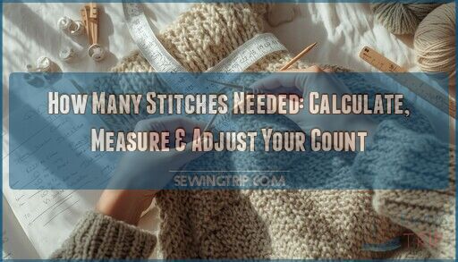 how many stitches needed