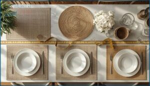 how to choose the right placemat size how to choose the right placemat size