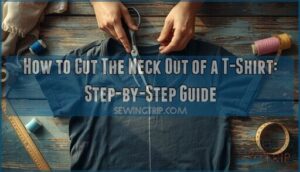 how to cut the neck out of a t shirt how to cut the neck out of a t shirt