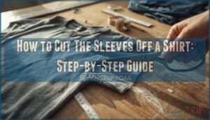 how to cut the sleeves off a shirt how to cut the sleeves off a shirt